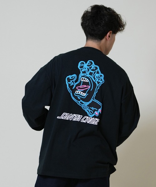 SANTA CRUZ（サンタクルーズ）の「【限定】SANTACRUZ/サンタクルーズ 長袖Tシャツ/ロンT バックプリント 502254403（Tシャツ/カットソー・メンズ・ホワイト/ライトブラック・XL/L/M）」の11枚目の写真