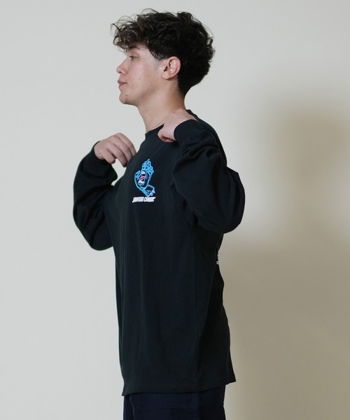 SANTA CRUZ（サンタクルーズ）の「【限定】SANTACRUZ/サンタクルーズ 長袖Tシャツ/ロンT バックプリント 502254403（Tシャツ/カットソー・メンズ・ホワイト/ライトブラック・XL/L/M）」の10枚目の写真