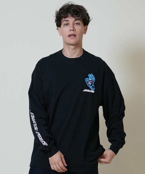 SANTA CRUZ（サンタクルーズ）の「【限定】SANTACRUZ/サンタクルーズ 長袖Tシャツ/ロンT バックプリント 502254403（Tシャツ/カットソー・メンズ・ホワイト/ライトブラック・XL/L/M）」の9枚目の写真