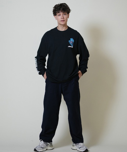 SANTA CRUZ（サンタクルーズ）の「【限定】SANTACRUZ/サンタクルーズ 長袖Tシャツ/ロンT バックプリント 502254403（Tシャツ/カットソー・メンズ・ホワイト/ライトブラック・XL/L/M）」の12枚目の写真