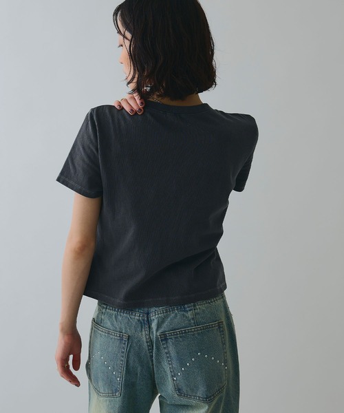 ELLEgirl(エルガール)の「《Barbie×ELLEgirl》 コンパクトTシャツ(Tシャツ/カットソー・レディース・オフホワイト/チャコール・FREE)」の12枚目の写真