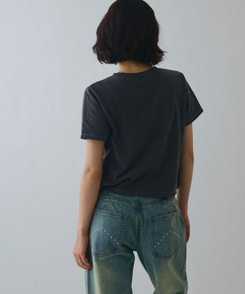 ELLEgirl(エルガール)の「《Barbie×ELLEgirl》 コンパクトTシャツ(Tシャツ/カットソー・レディース・オフホワイト/チャコール・FREE)」の13枚目の写真