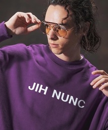 Jih Nunc | msw1728-ロゴプリント裏起毛スウェットプルオーバー(JIH-R1140)(スウェット)