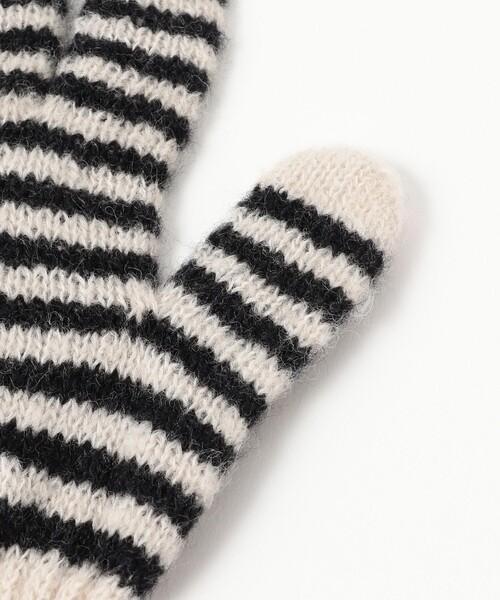 TEMBEA(テンベア)の「TEMBEA / GUNTE BORDER(手袋・レディース・ホワイト系その他7/ベージュ・ONE SIZE)」の8枚目の写真