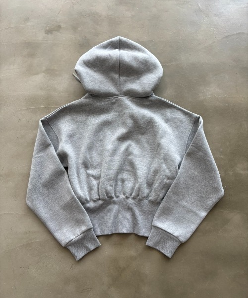 SHAGGIE(シャギー)の「裏起毛ハーフジップフーディスウェット(スウェット・レディース・レッド/グレー/ブラック・FREE)」の5枚目の写真