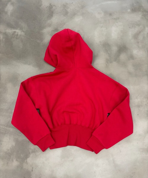 SHAGGIE(シャギー)の「裏起毛ハーフジップフーディスウェット(スウェット・レディース・レッド/グレー/ブラック・FREE)」の15枚目の写真