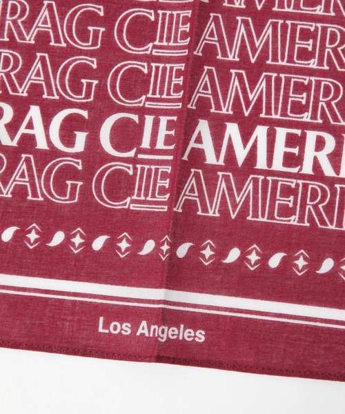 BAYFLOW(ベイフロー)の「【AMERICAN RAG CIE】ロゴバンダナ(ユニセックス)(その他雑貨・レディース・ネイビー/ボルドー/グリーン/ブルー・FREE)」の16枚目の写真
