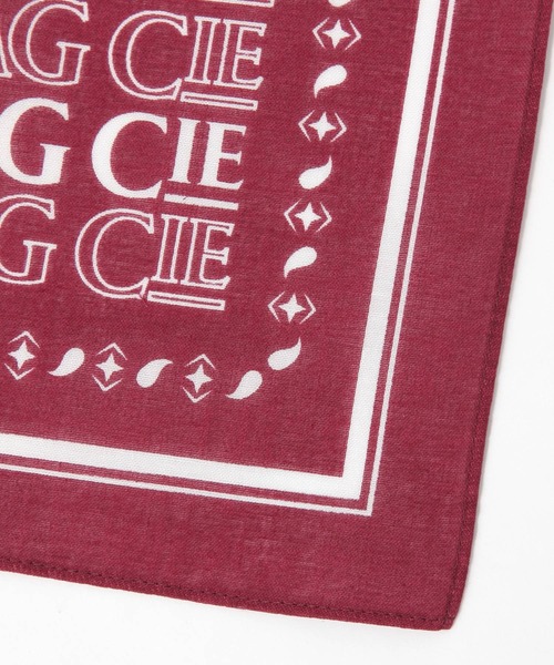 BAYFLOW(ベイフロー)の「【AMERICAN RAG CIE】ロゴバンダナ(ユニセックス)(その他雑貨・レディース・ネイビー/ボルドー/グリーン/ブルー・FREE)」の17枚目の写真