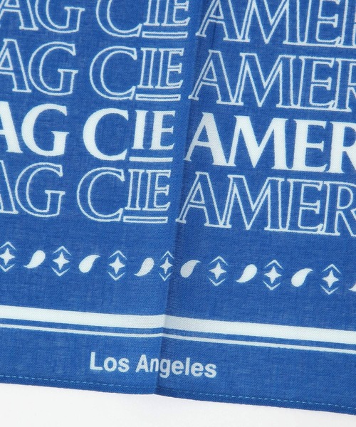 BAYFLOW(ベイフロー)の「【AMERICAN RAG CIE】ロゴバンダナ(ユニセックス)(その他雑貨・レディース・ネイビー/ボルドー/グリーン/ブルー・FREE)」の7枚目の写真