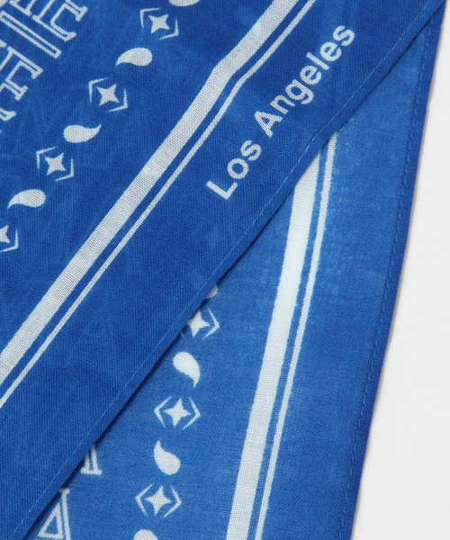 BAYFLOW(ベイフロー)の「【AMERICAN RAG CIE】ロゴバンダナ(ユニセックス)(その他雑貨・レディース・ネイビー/ボルドー/グリーン/ブルー・FREE)」の8枚目の写真
