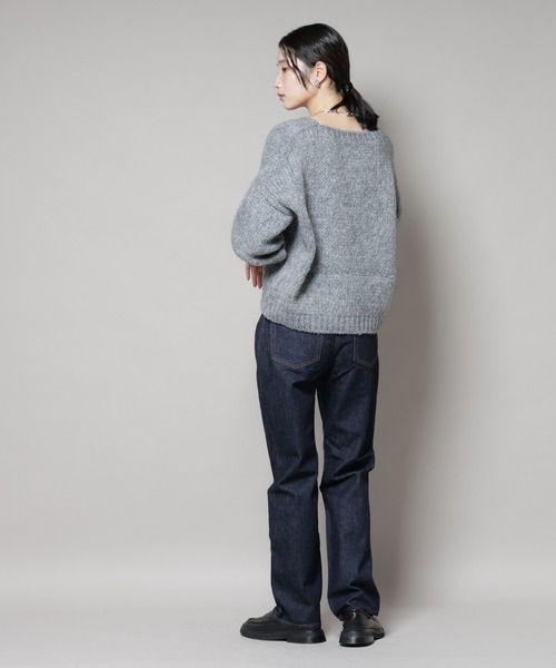 upperhights(アッパーハイツ)の「upper hights/THE AMALIE BLUE RINSE(デニムパンツ・レディース・ダークブルー・23/25/24)」の8枚目の写真