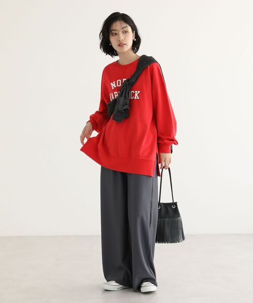 Green　Parks（グリーンパークス）の「andmikka.フリンジ巾着ショルダーバッグ（ハンドバッグ・レディース・ブラウン/ブラック・FREE）」の9枚目の写真