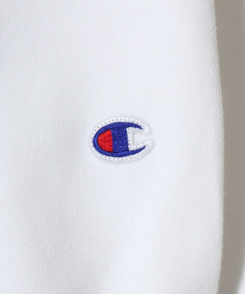 Champion（チャンピオン）の「Champion/チャンピオン コットンUSA 裏毛 ロゴワッペン ワンポイント刺繍 スウェット ジップアップパーカー/レディース メンズ（パーカー・メンズ・ブラック/ベージュ/ネイビー/ブラウン/ホワイト/オートミール/ブルー/グレー・M/L/XL）」の22枚目の写真
