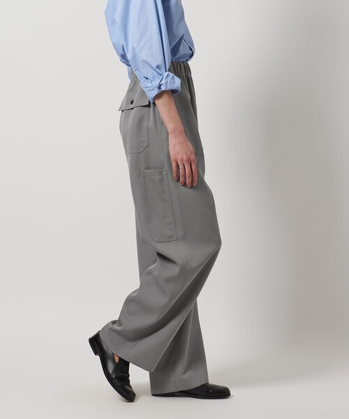 LOEFF（ロエフ）の「＜LOEFF＞ギャバジン ファティーグ パンツ（その他パンツ・レディース・グレー/ブラック・0/1）」の5枚目の写真