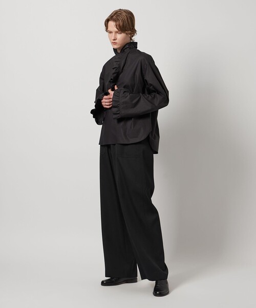 LOEFF（ロエフ）の「＜LOEFF＞ギャバジン ファティーグ パンツ（その他パンツ・レディース・グレー/ブラック・0/1）」の10枚目の写真