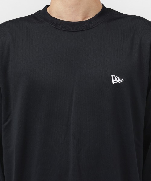 NEW ERA（ニューエラ）の「ニューエラ  LS TECH TEE（Tシャツ/カットソー・メンズ・ブラック・M/L/LL）」の6枚目の写真