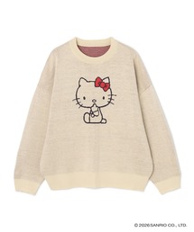 【sanrio characters】HELLO KITTY/ハローキティジャガードニット/クラシック/レトロ《サンリオキャラクターズ》