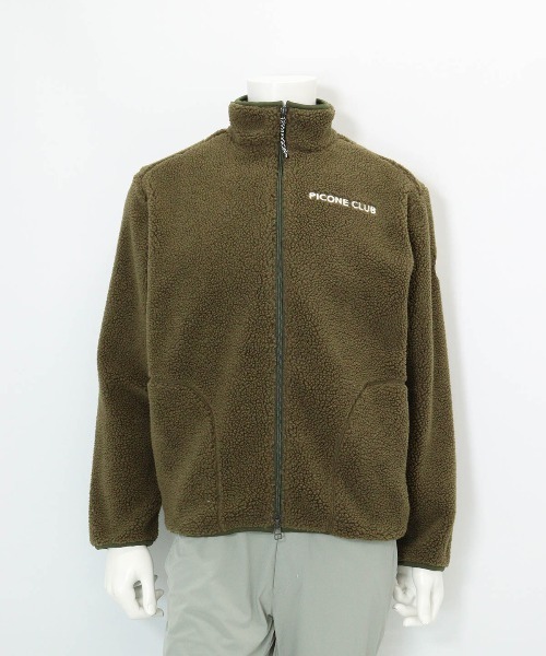 Picone CLUB(ピッコーネクラブ)の「【メンズ】ボアジップブルゾン(ブルゾン・メンズ・カーキ/ホワイト・L/LL)」の3枚目の写真