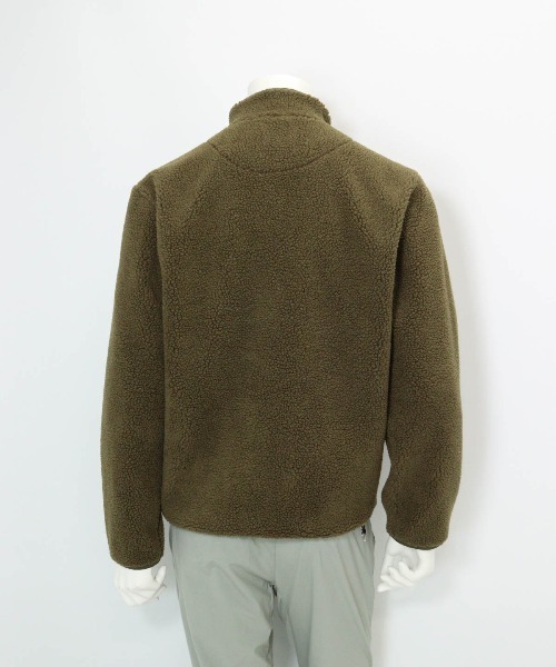 Picone CLUB(ピッコーネクラブ)の「【メンズ】ボアジップブルゾン(ブルゾン・メンズ・カーキ/ホワイト・L/LL)」の5枚目の写真