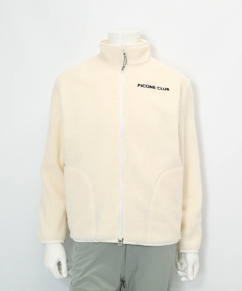 Picone CLUB(ピッコーネクラブ)の「【メンズ】ボアジップブルゾン(ブルゾン・メンズ・カーキ/ホワイト・L/LL)」の6枚目の写真