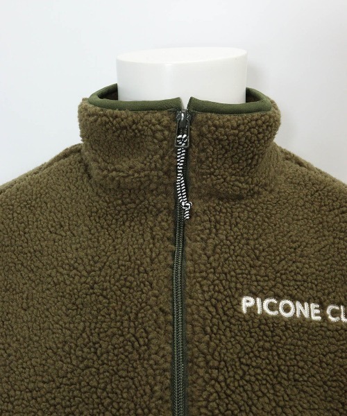 Picone CLUB(ピッコーネクラブ)の「【メンズ】ボアジップブルゾン(ブルゾン・メンズ・カーキ/ホワイト・L/LL)」の8枚目の写真