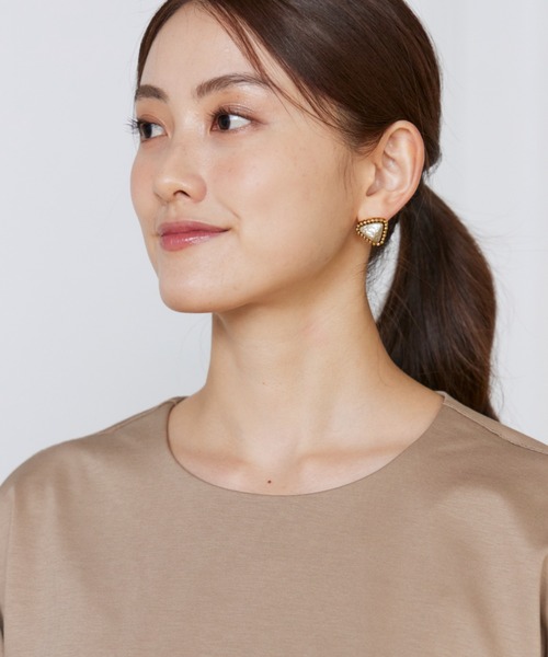 LE SOUK(ルスーク)の「異素材フリルカットプルオーバー(Tシャツ/カットソー・レディース・ブラック/キャメル/パープル・フリー)」の13枚目の写真