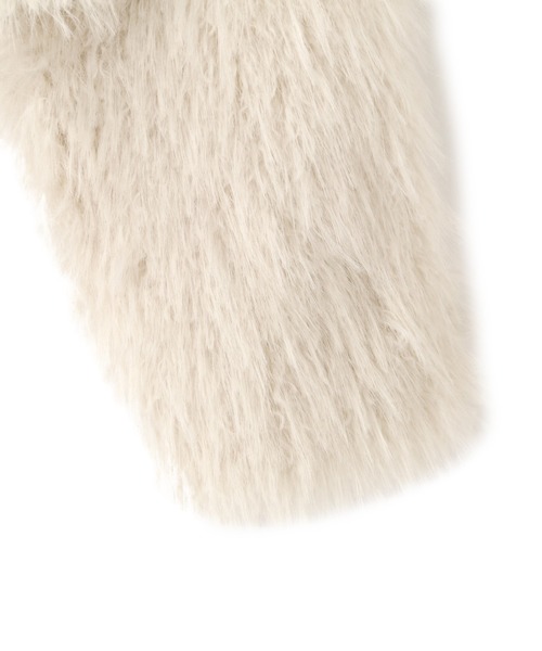 ◇リボンダッフルショートファーコート（その他アウター）｜JILL by