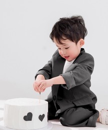 Cloudstyle（クラウドスタイル）の「【Cloudstyle】フォーマル ノーカラージャケット セットアップ（スーツセット）」