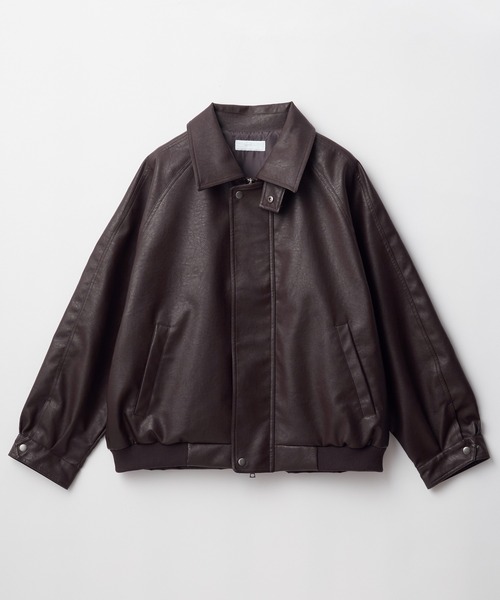 セール】【LUENNA】Regular Collar Zip Blouson / レギュラーカラー