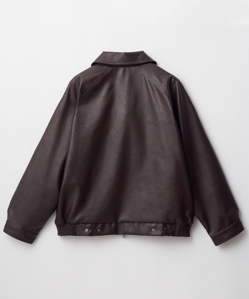 セール】【LUENNA】Regular Collar Zip Blouson / レギュラーカラー