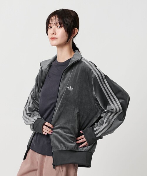 adidas ファイヤーバード ベロア トラックトップ ダークグリーン adidas FIREBIRD VELOUR TRACK TOP シャドーグリーン