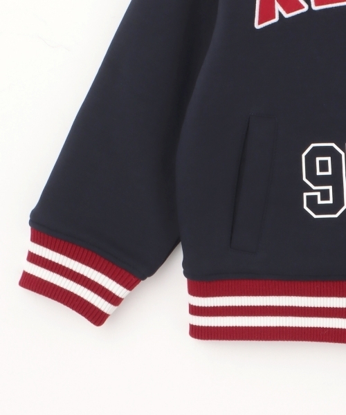 XLARGE KIDS（エクストララージキッズ）の「サガラOGダンボールニットスタジャン（スタジャン・キッズ・ブラック/ブルー・110cm/130cm/90cm/140cm/100cm/120cm）」の5枚目の写真