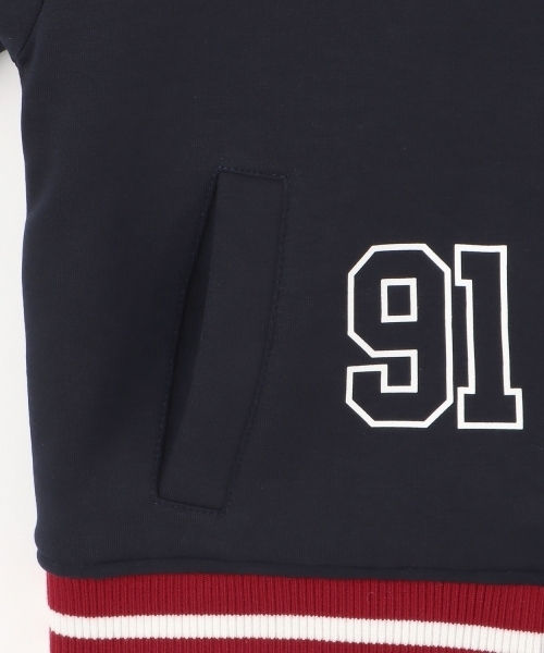 XLARGE KIDS（エクストララージキッズ）の「サガラOGダンボールニットスタジャン（スタジャン・キッズ・ブラック/ブルー・110cm/130cm/90cm/140cm/100cm/120cm）」の6枚目の写真