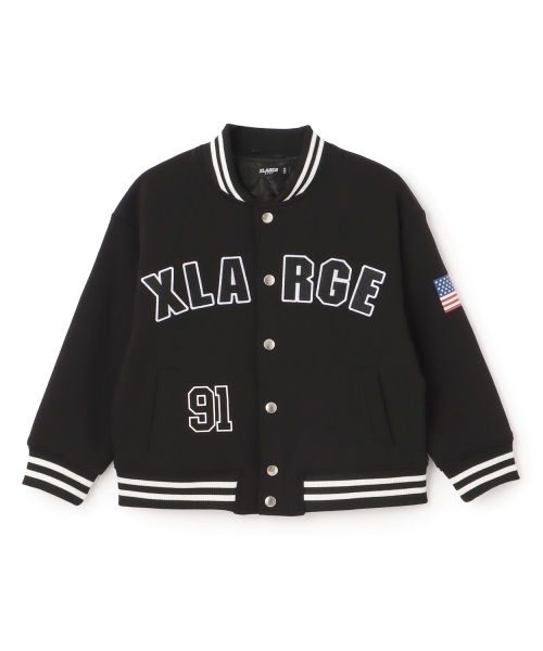 XLARGE KIDS（エクストララージキッズ）の「サガラOGダンボールニットスタジャン（スタジャン・キッズ・ブラック/ブルー・110cm/130cm/90cm/140cm/100cm/120cm）」の10枚目の写真