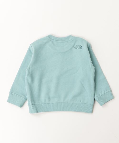 THE NORTH FACE（ザノースフェイス）の「ザ ノース フェイス THE NORTH FACE B Sweat Logo Crewスウェットロゴクルー（スウェット・キッズ・キャメル/ブルー・90cm/80ｃｍ）」の3枚目の写真