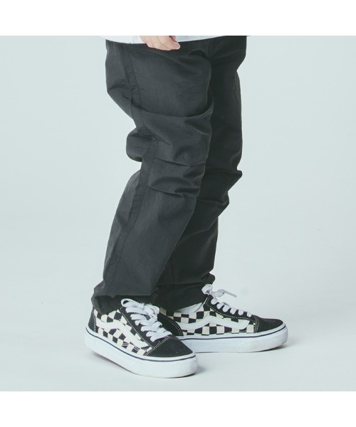 Smoothy（スムージー）の「Smoothy Nylon pants / スムージー ナイロンパンツ（その他パンツ・キッズ・ブラック/カーキ・150/160/140/120/130）」の4枚目の写真