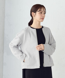 COMME CA ISM（コムサイズム）の「キルト風　ブルゾン（ブルゾン）」