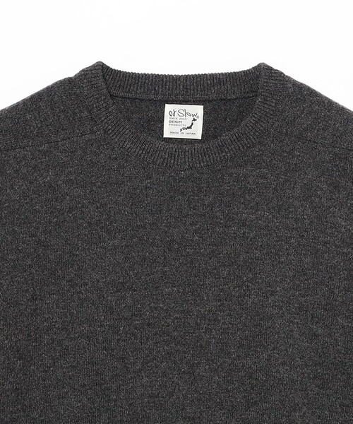 fennica（フェニカ）の「●ORS_crew/n_M（ニット/セーター・メンズ・ブラウン/チャコールグレー・3(L)/4(XL)）」の4枚目の写真