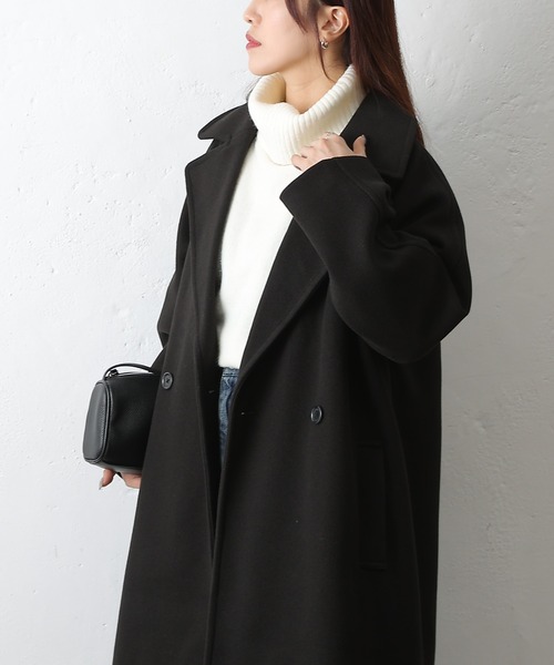 Epine バッドスリーブロングウールコート アウトレット ストアファッション - Epine バッドスリーブロングウール