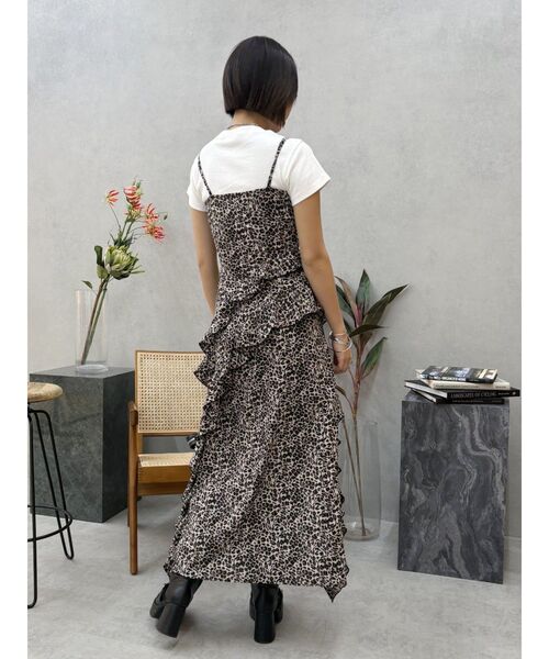 EVRIS ギャザーアシンメトリーロングワンピース EVRIS（エヴリス） ワンピース 「再生産！」ギャザーアシンメトリー