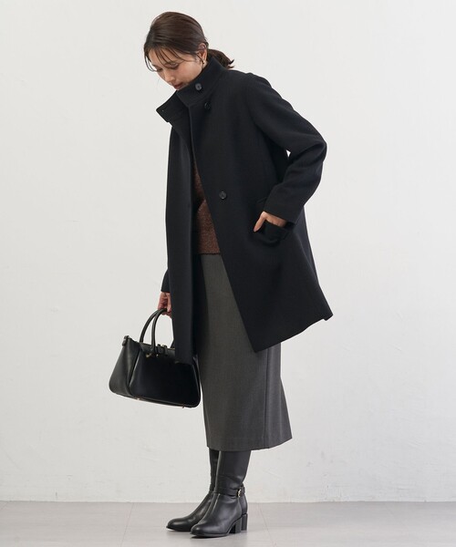 J.PRESS(ジェイプレス)の「SOFTサーモ2way ナロースカート(スカート・レディース・ベージュ系/ネイビー系/グレー系・11/9/7)」の18枚目の写真