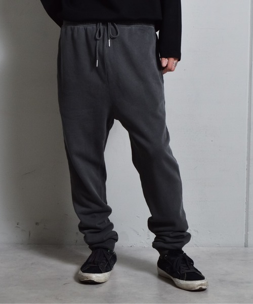 DOUBLE STEAL(ダブルスティール)の「ピグメント裏毛スウェットパンツ(スウェットパンツ・メンズ・オフホワイト/スミクロ/グレー・MEDIUM/LARGE/SMALL)」の10枚目の写真