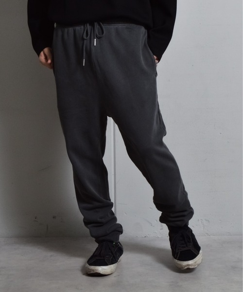 DOUBLE STEAL(ダブルスティール)の「ピグメント裏毛スウェットパンツ(スウェットパンツ・メンズ・オフホワイト/スミクロ/グレー・MEDIUM/LARGE/SMALL)」の22枚目の写真