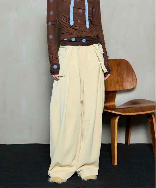 maison special ロングベルトグルカツイルカーゴパンツ maison special ロングベルトグルカツイルカーゴパンツ