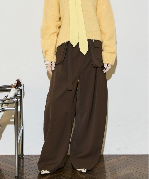 Pocket Belt Double Cross Pants / ポケットベルトダブルクロスパンツ