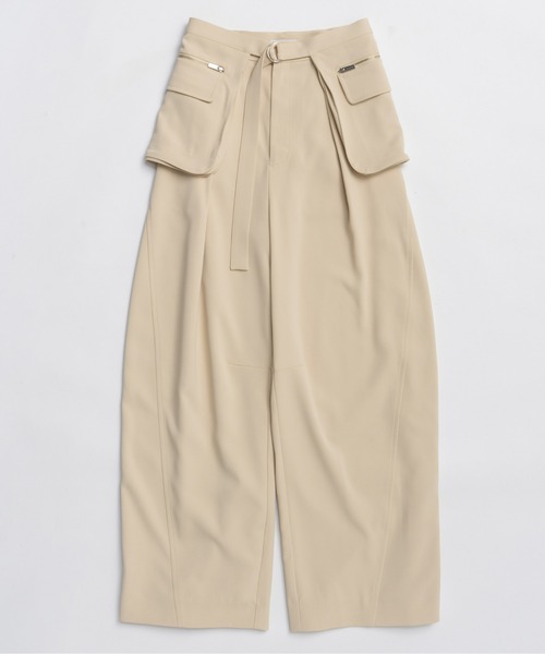 Pocket Belt Double Cross Pants / ポケットベルトダブルクロスパンツ