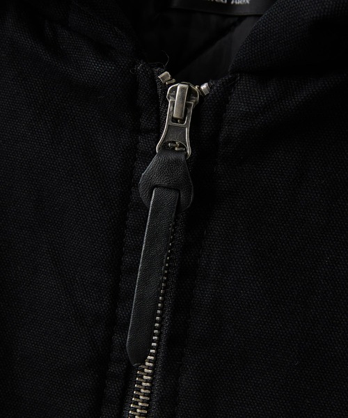 Alfred Alex(アルフレッドアレックス)の「【Alfred Alex】ヴィンテージライク キルティング ダブルジップフードダックジャケット(ブルゾン・メンズ・グレー/グレイッシュブルー/ブラック・M/L)」の15枚目の写真