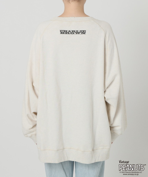 MEAN MACHINE AGE 別注PEANUTS VTG CREW スウェット 'CHARLIE