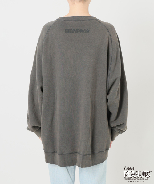 MEAN MACHINE AGE別注PEANUTS VTG CREW スウェット CHARLIE