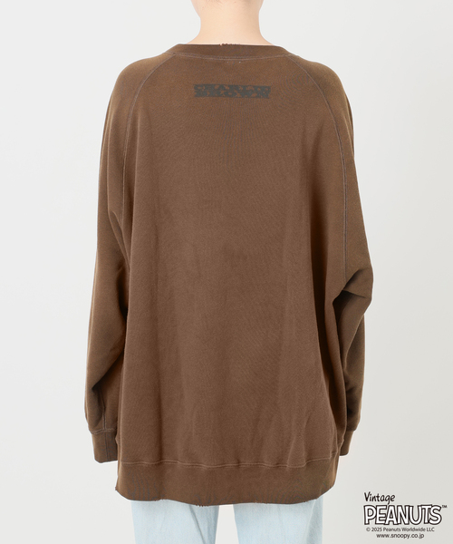 MEAN MACHINE AGE別注PEANUTS VTG CREW スウェット CHARLIE
